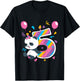 Panda I'm 5 Years Old Girls Birthday Party T-Shirt - T-Shirt | Black