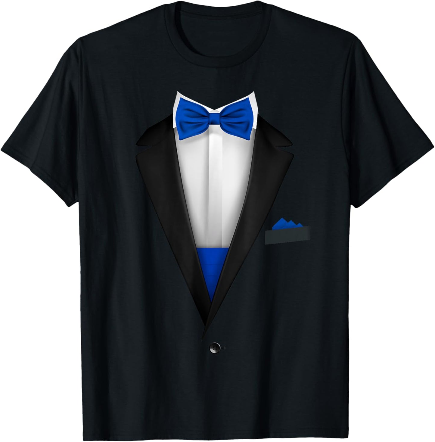 Tuxedo with Bowtie For Funny Wedding And Special Occasions T-Shirt - T-Shirt | Black