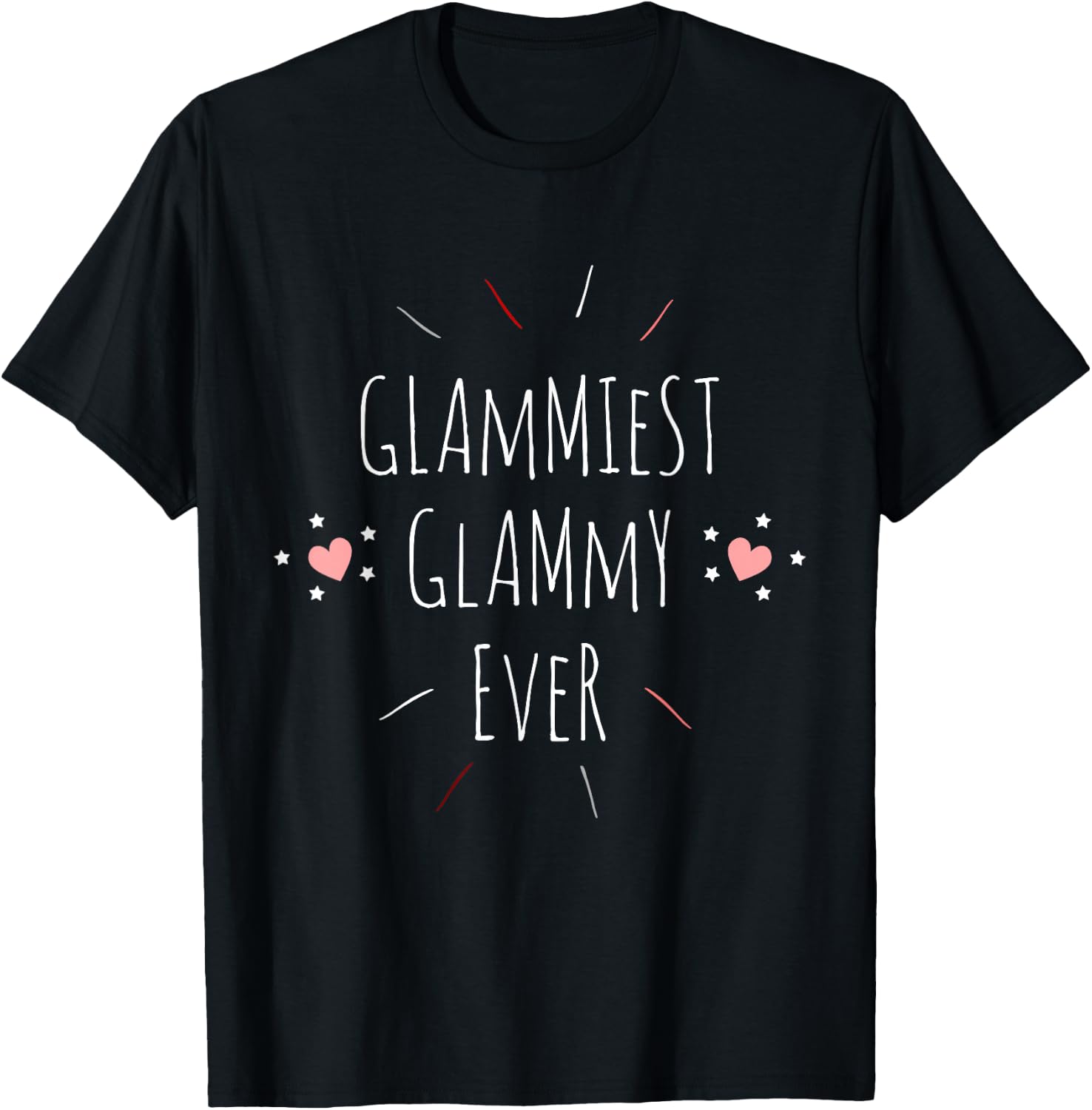 Glammiest Glammy Ever Cool Cute Grandmother Gift T-Shirt - T-Shirt | Black