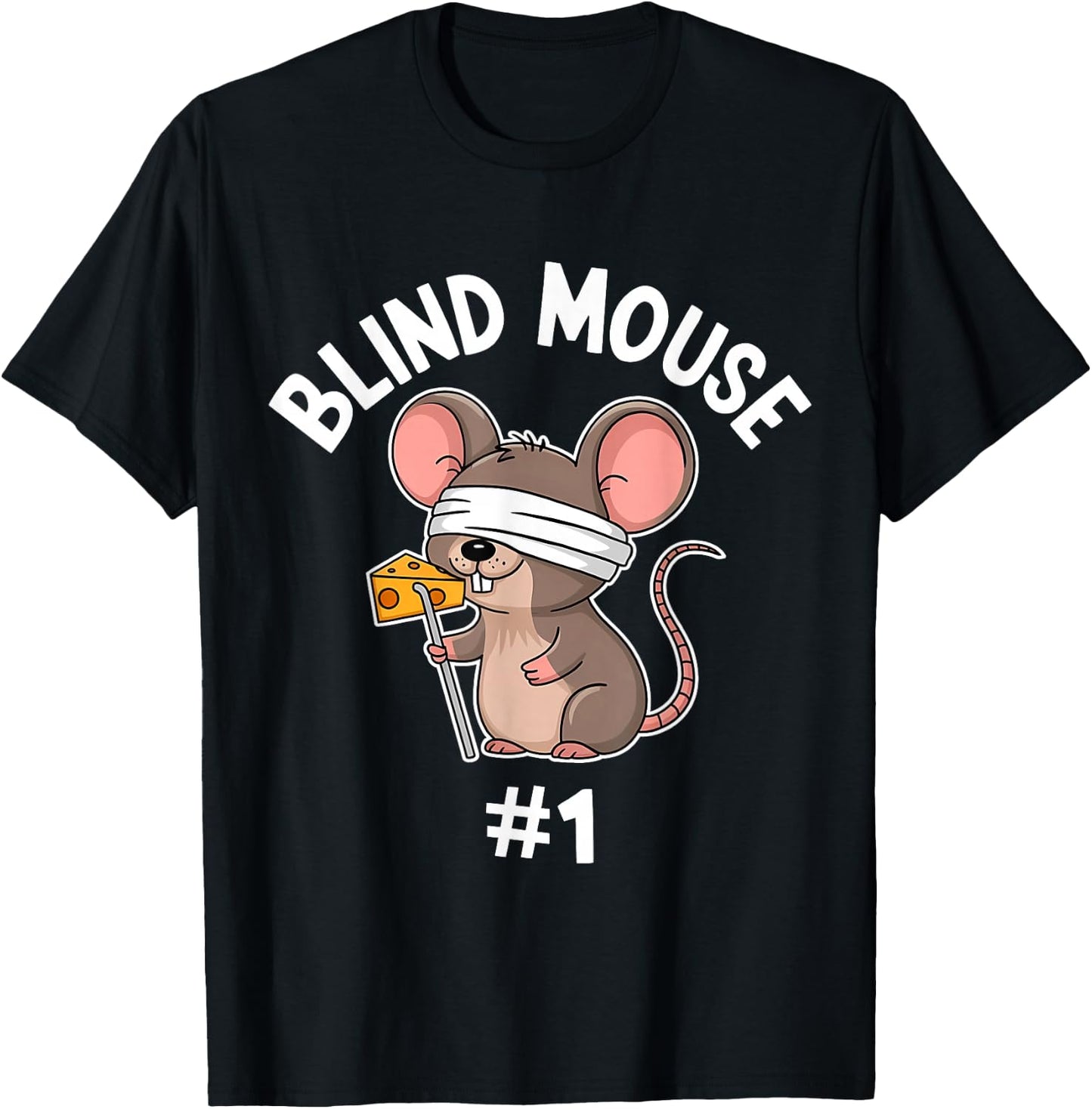 Three Blind Mice Costume Mouse #1 Matching Group T-Shirt - T-Shirt | Black