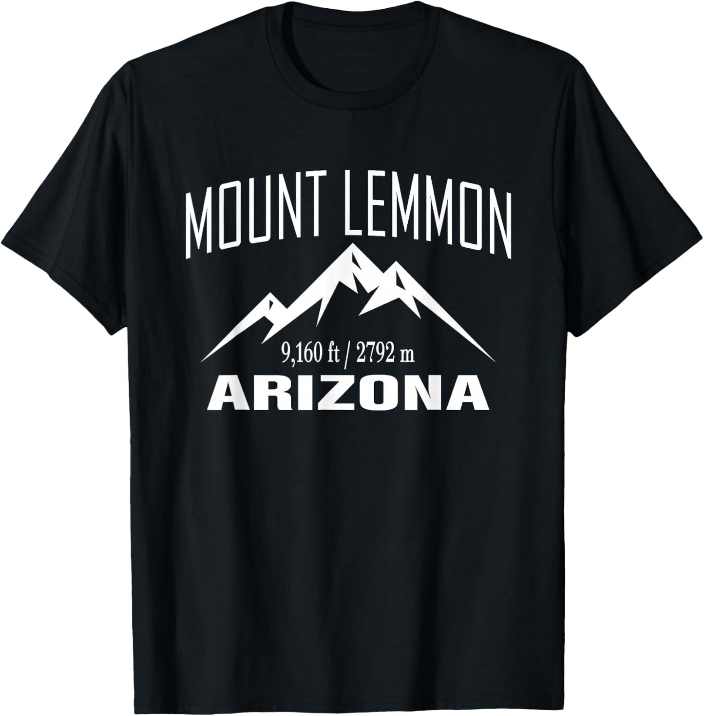 MOUNT LEMMON ARIZONA Climbing Summit Club Outdoor Gift T-Shirt - T-Shirt | Black