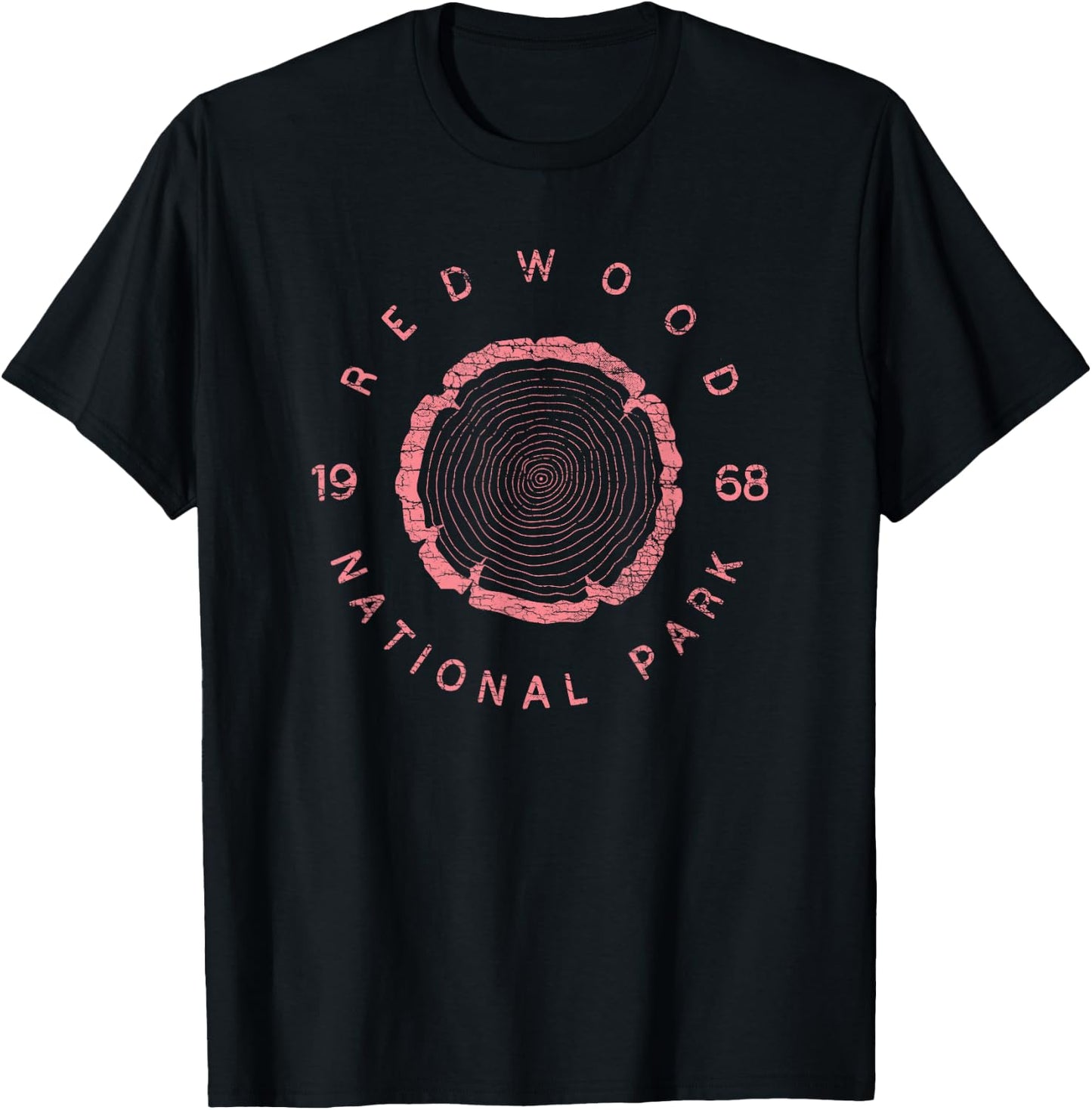 Redwood National Park Shirt Redwood Forest US Parks T-Shirt - T-Shirt | Black