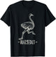 Allegedly Ostrich Flightless Ostrich Bird Lover T-Shirt - T-Shirt | Black