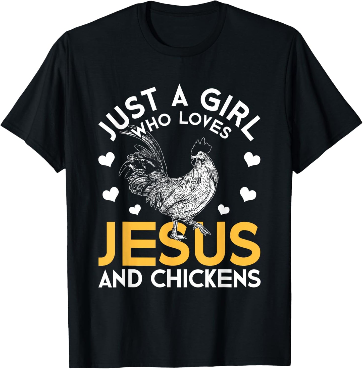 Christian Funny Religious Farmer Women Gift Jesus T-Shirt - T-Shirt | Black