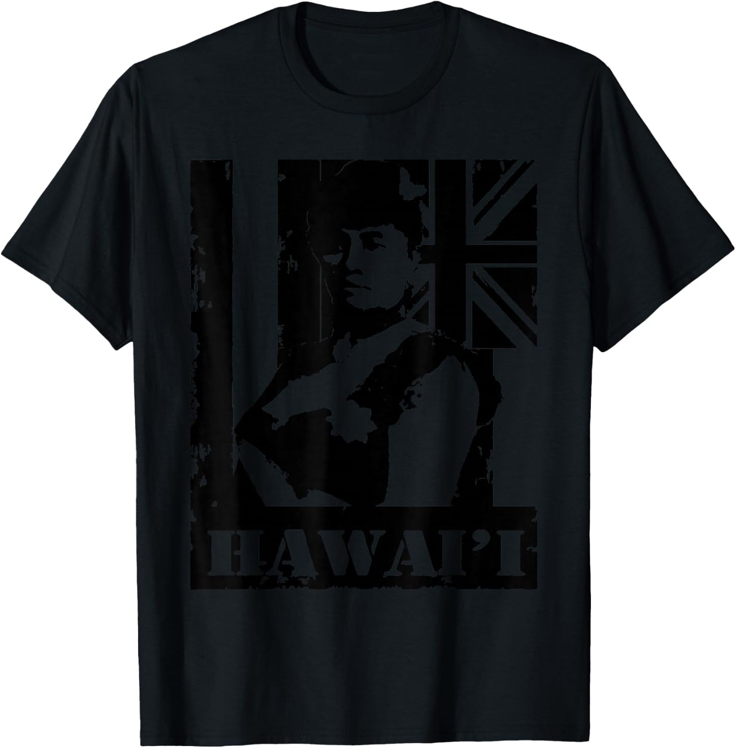 Hawai'i Queen Liliuokalani by Hawaii Nei All Day T-Shirt - T-Shirt | Black
