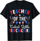 Teacher Of The Cutest Little Firecrackers 4th July Teacher Women T-Shirt - T-Shirt | Black