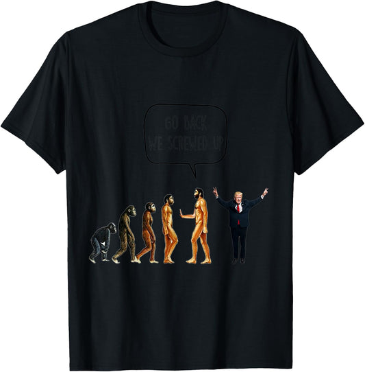Go back We screwed up T-Shirt - T-Shirt | Black