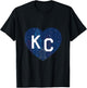 Kansas City KC Plaza Lights Heart T-Shirt - T-Shirt | Black