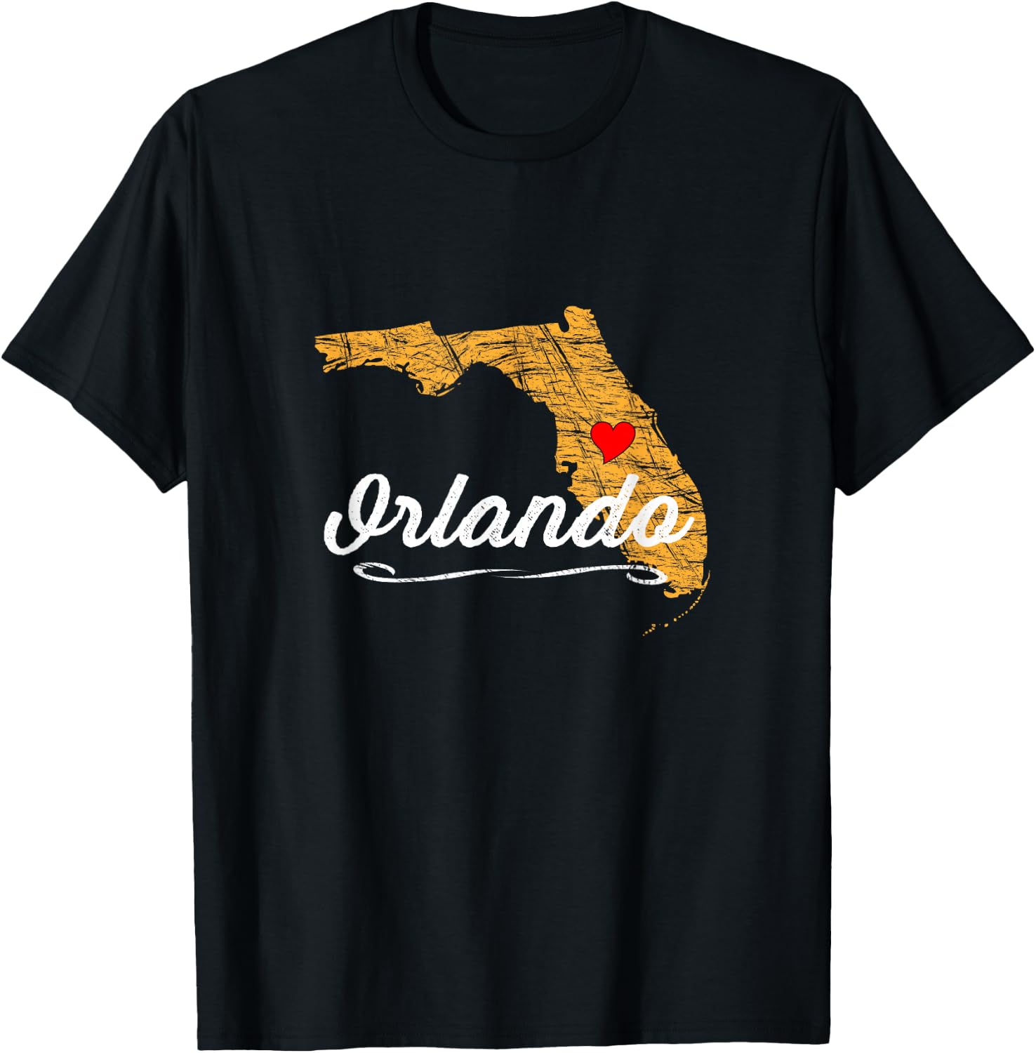 City of ORLANDO FLORIDA | Vacation Souvenir - Merch -Graphic T-Shirt - T-Shirt | Black