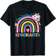 Kindergarten First Day to School Kindergarten Unicorn Girls T-Shirt - T-Shirt | Black