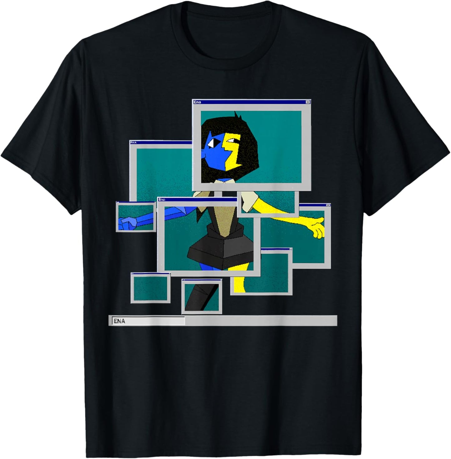 ENA Pop-Up Official T-Shirt - T-Shirt | Black