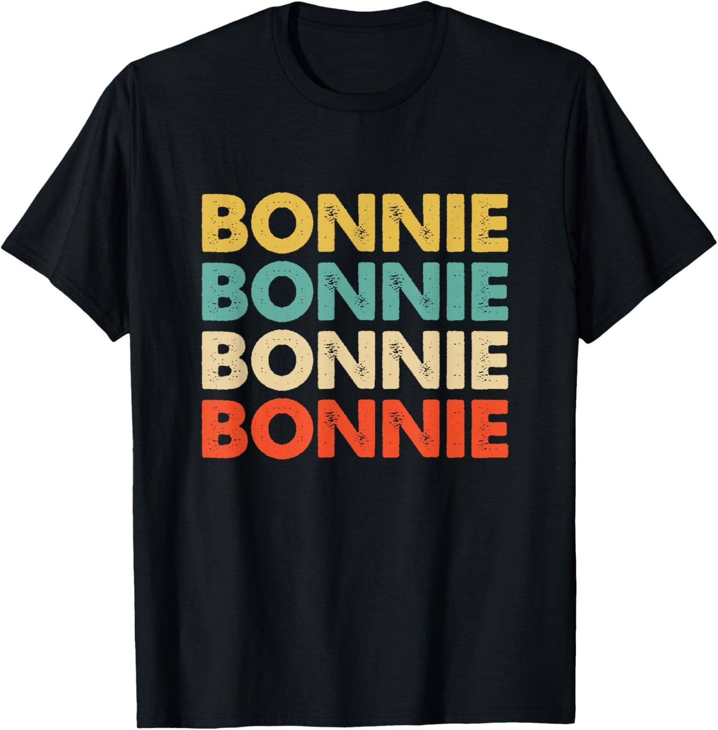 Bonnie Name T-Shirt - T-Shirt | Black