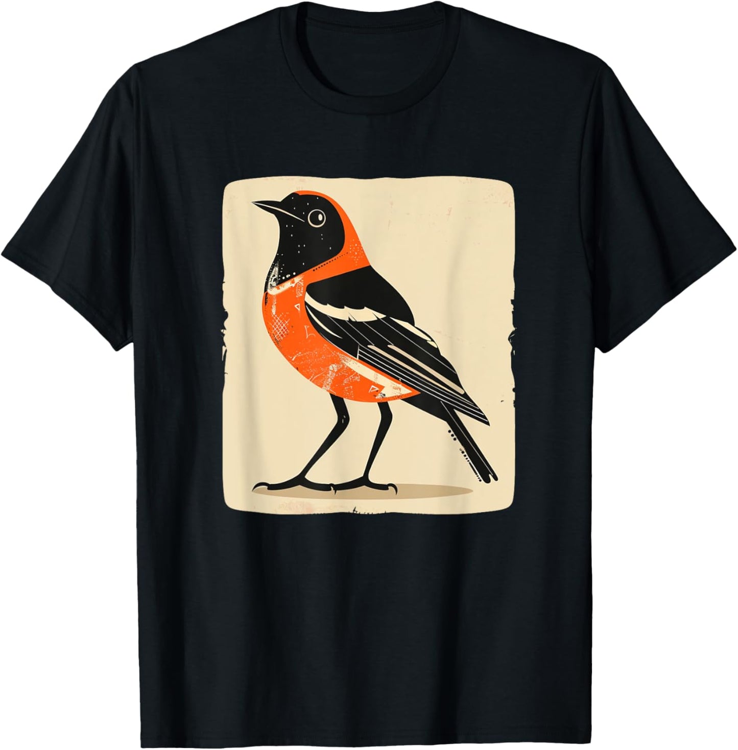 Nice Oriole Bird for Birds Fans T-Shirt - T-Shirt | Black