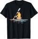 Kayaking Silhouette Kayak Kayaker T-Shirt - T-Shirt | Black