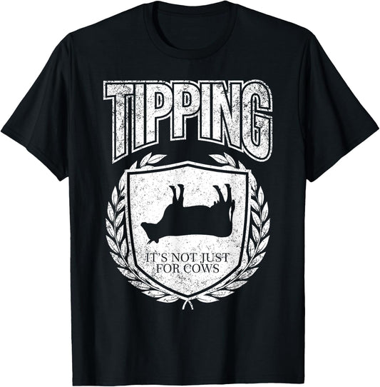 Funny Waiter Waitress Delivery Rideshare Driver Tip Shirt T-Shirt - T-Shirt | Black