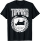 Funny Waiter Waitress Delivery Rideshare Driver Tip Shirt T-Shirt - T-Shirt | Black