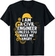 I am A Civil Engineer Unless You Make me Angry Funny T-Shirt - T-Shirt | Black