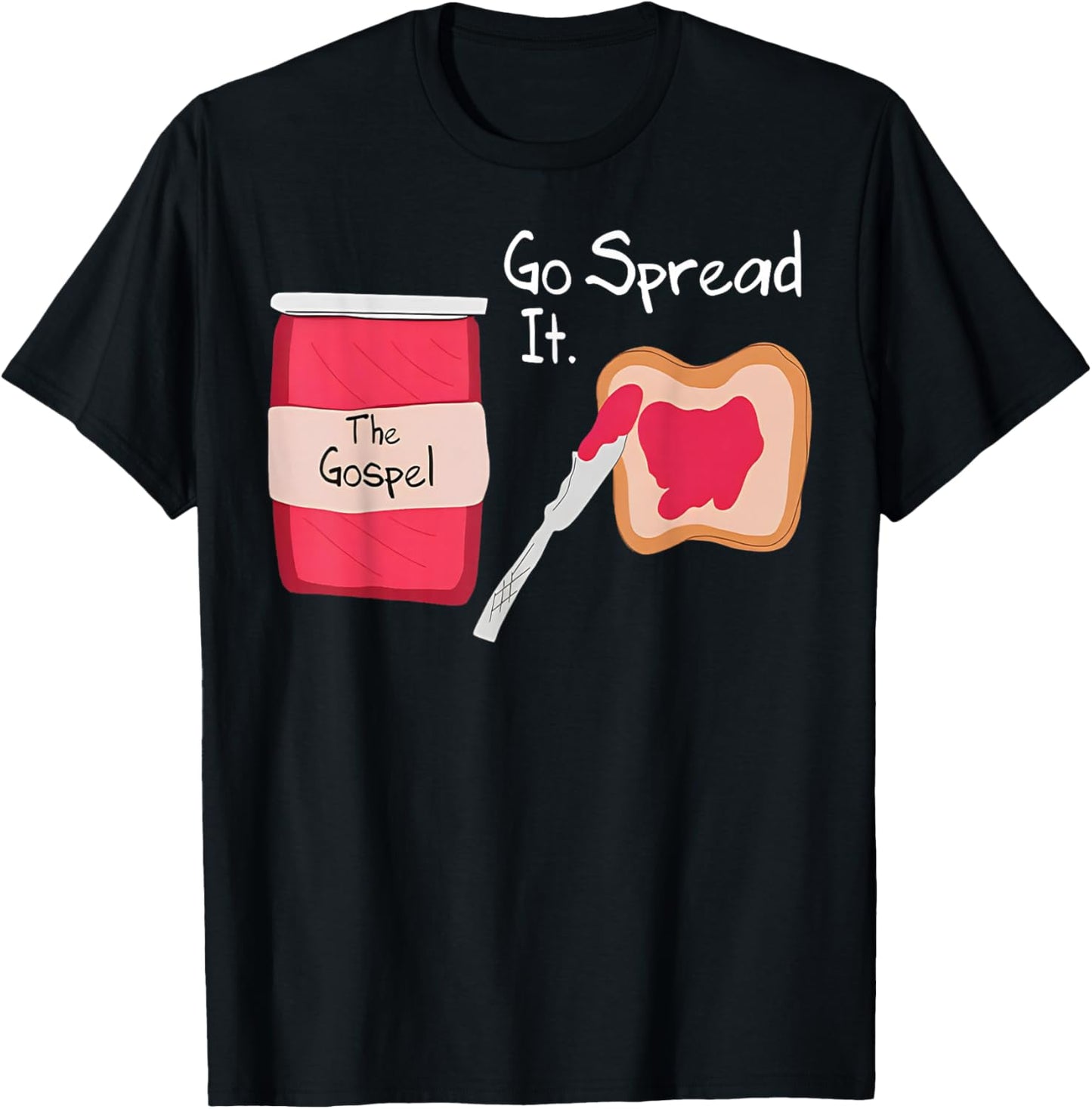 The Gospel Go Spread It T-Shirt - T-Shirt | Black