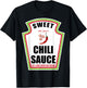 Sweet Chili Sauce Condiment Spice Costume Party Matching T-Shirt - T-Shirt | Black
