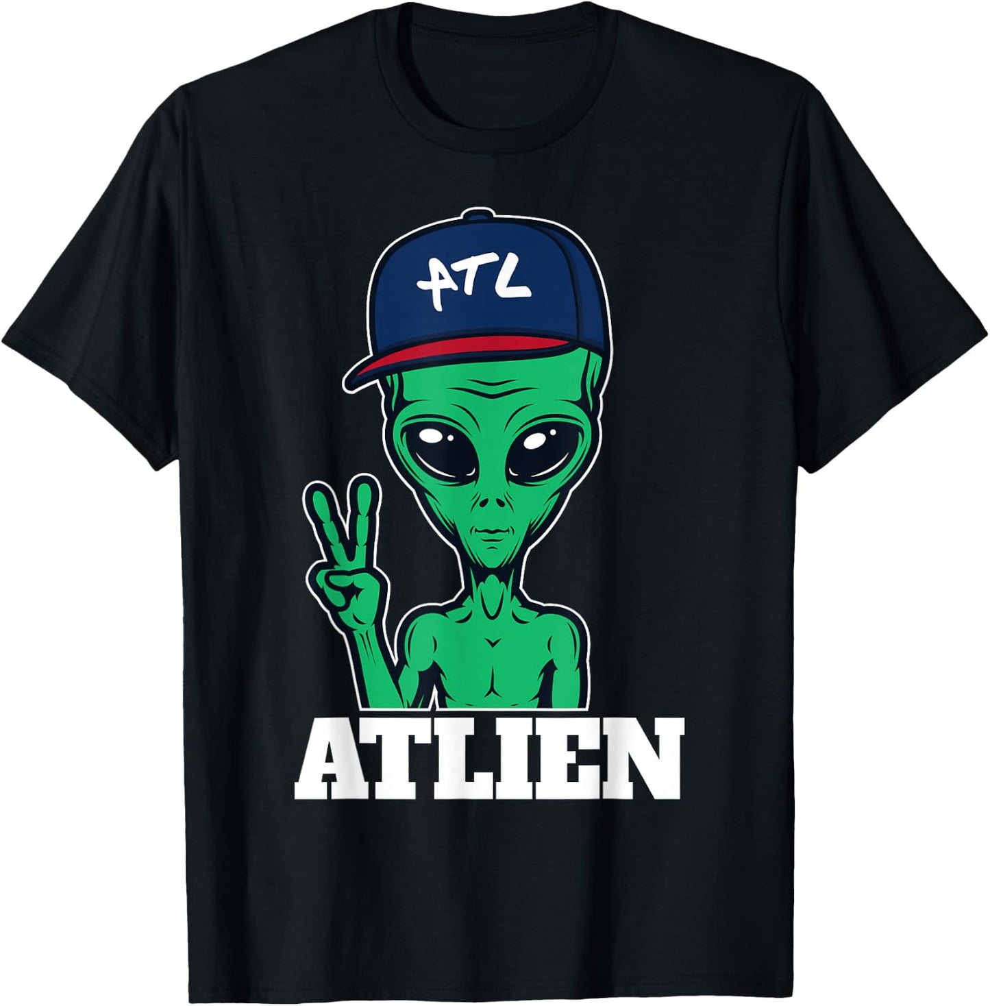 Atlanta Atlien ATL Gift T-Shirt - T-Shirt | Black