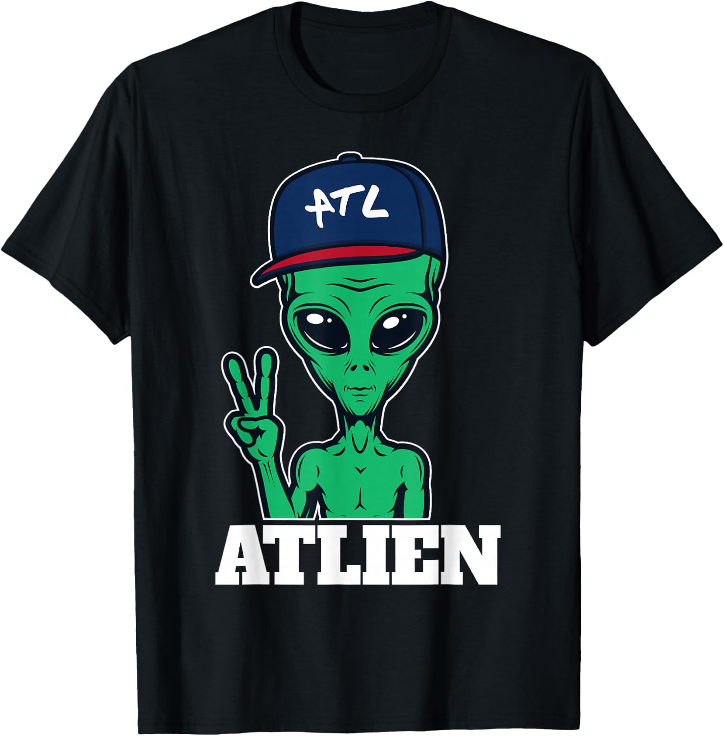 Atlanta Atlien ATL Gift T-Shirt - T-Shirt | Black