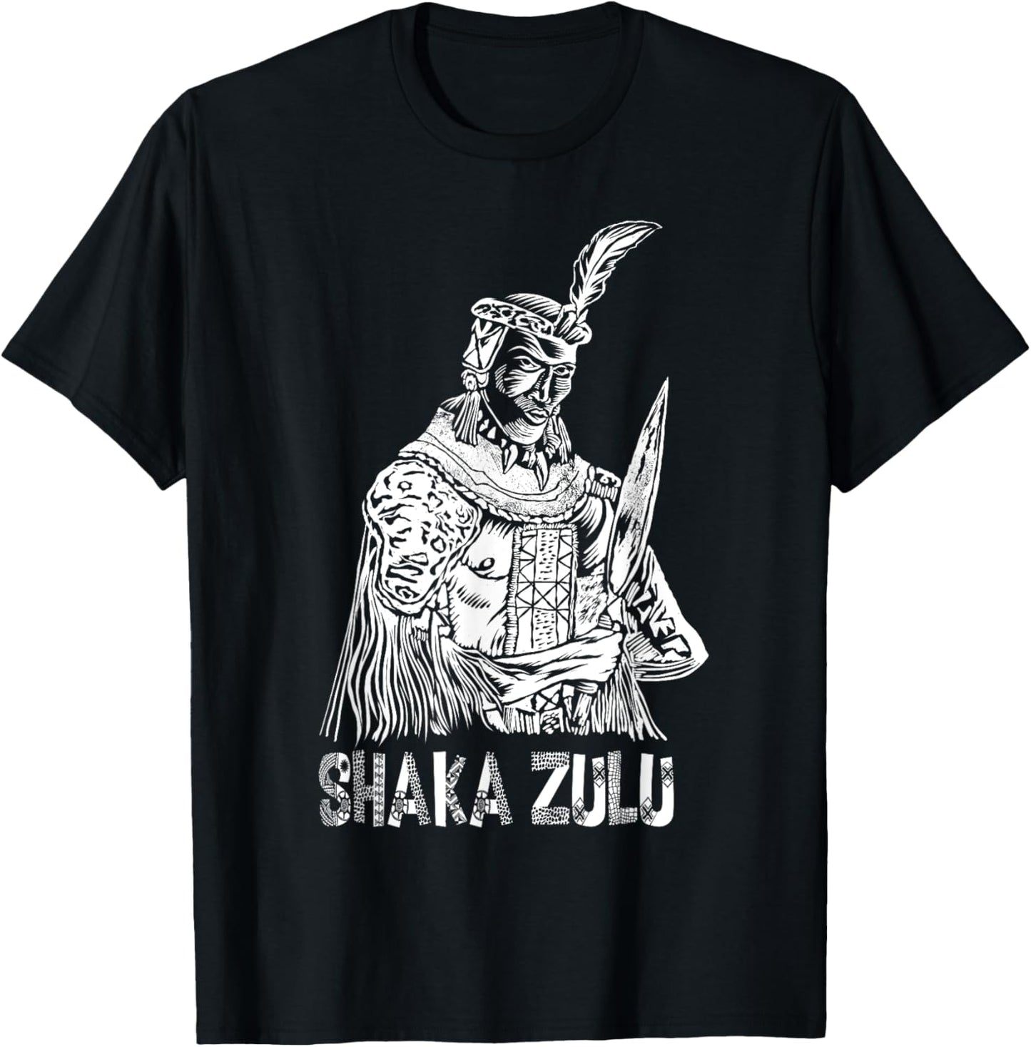 Cool Shaka Zulu African King Pride Funny Gift Women T-Shirt - T-Shirt | Black