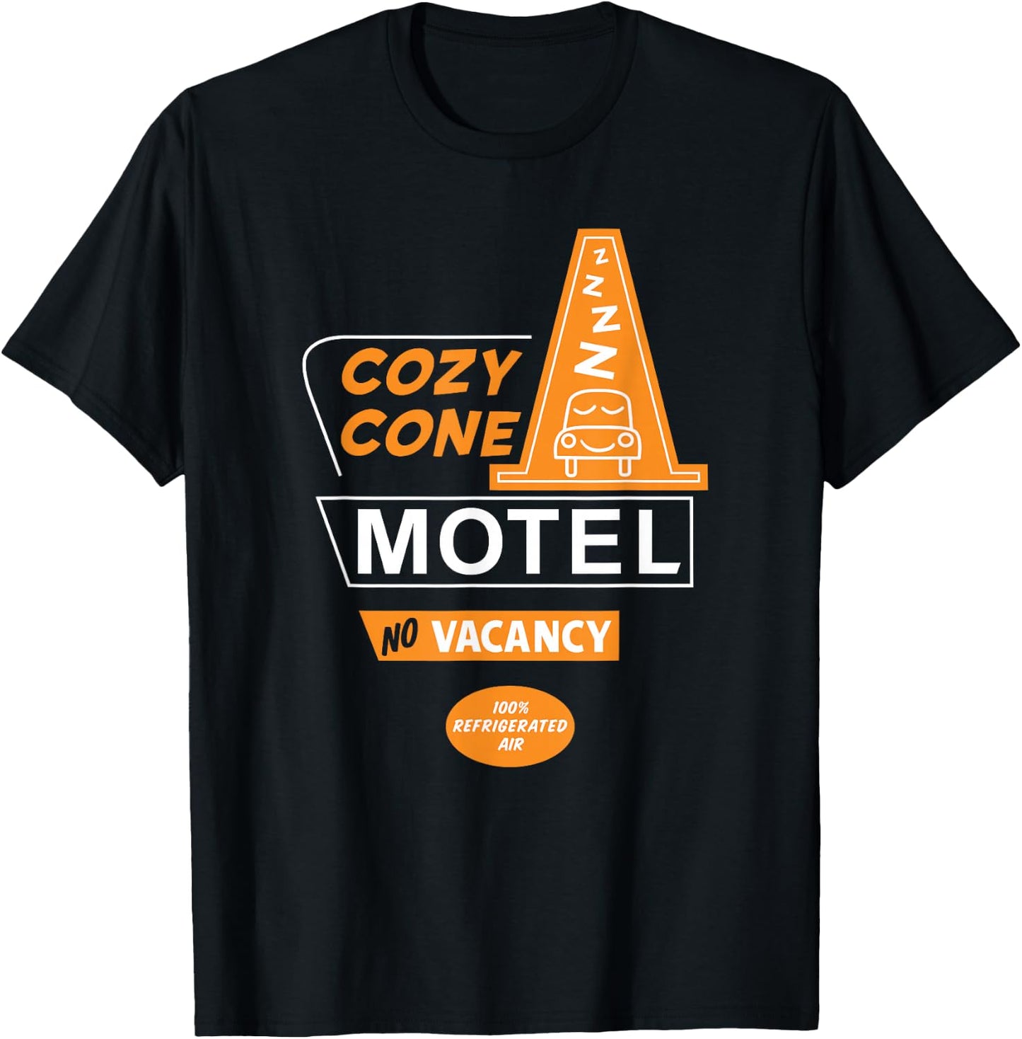 Disney Pixar Cars on the Road Cozy Cone Motel T-Shirt - T-Shirt | Black