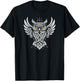 Tribal Tattoo Celtic Owl T-Shirt - T-Shirt | Black