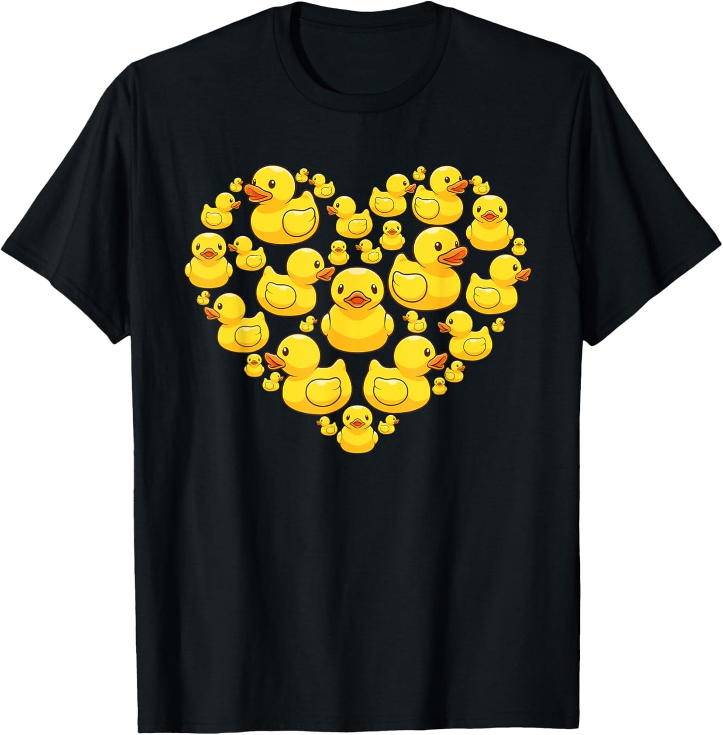 Rubber Ducky Art For Kids Boy Girl Toddler Rubber Duck Lover T-Shirt - T-Shirt | Black