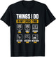 Emu Australian Animal Funny Things I Do In My Spare Time T-Shirt - T-Shirt | Black
