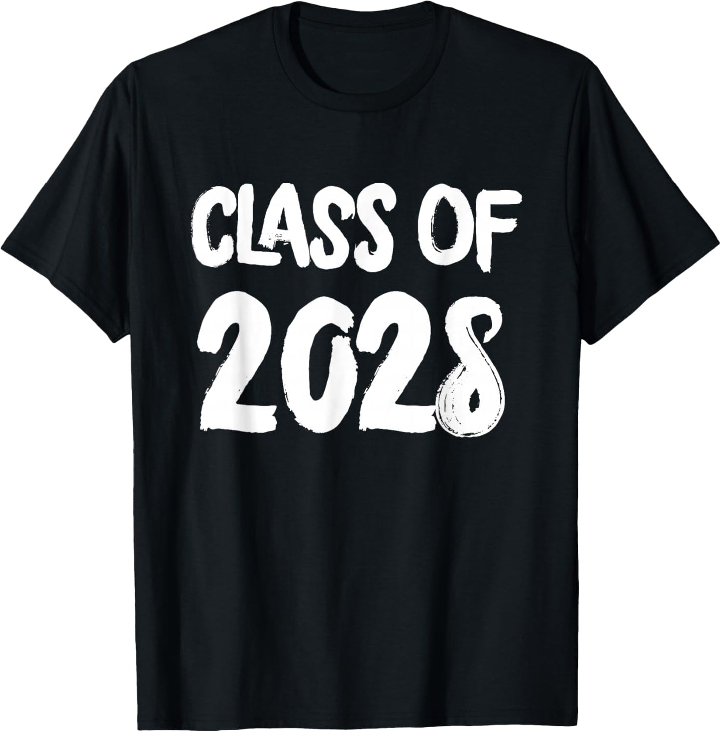 Class Of 2028 Senior Graduation High School College T-Shirt - T-Shirt | Black