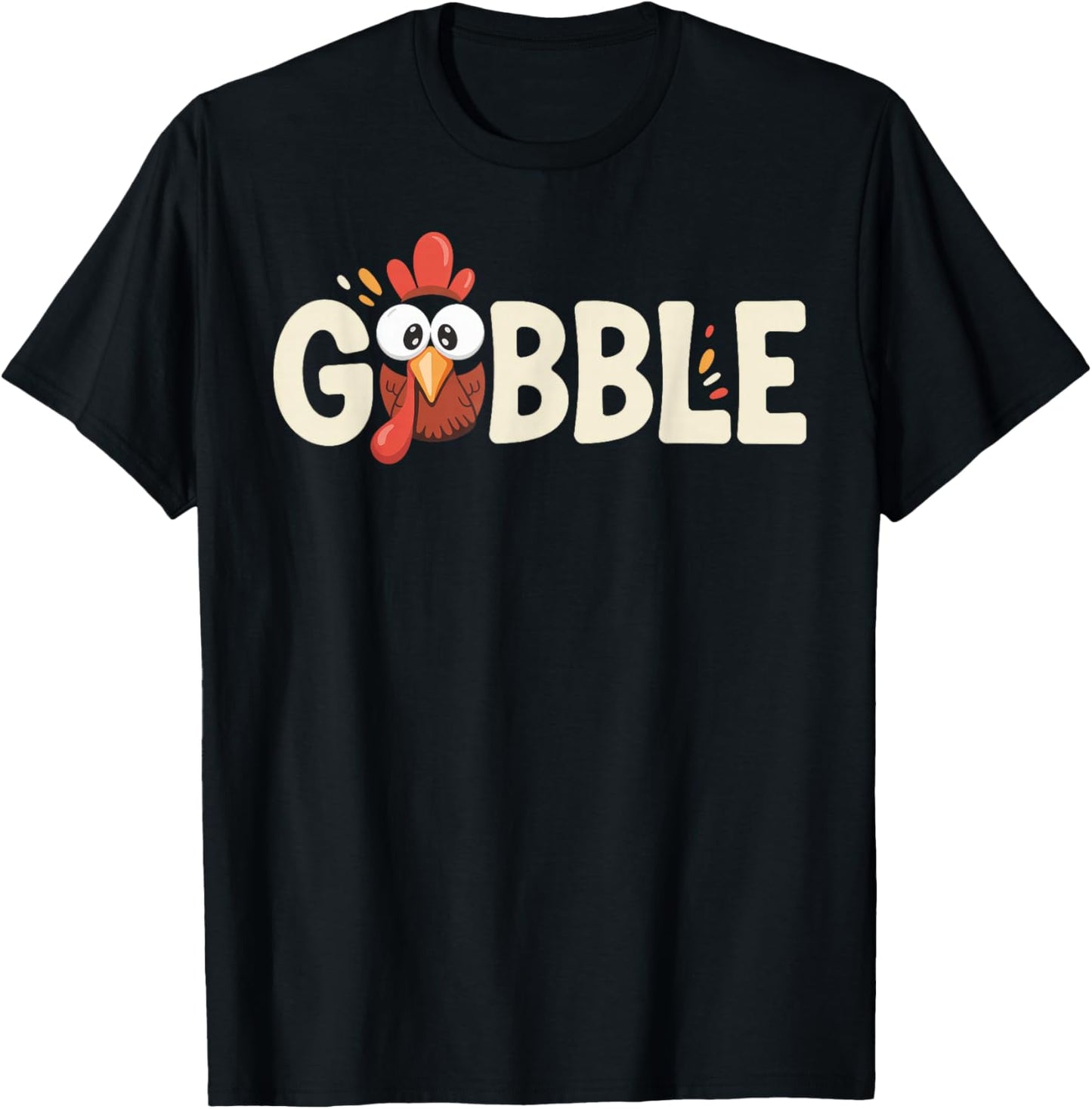 Gobble Till You Wobble Turkey Thanksgiving T-Shirt - T-Shirt | Black