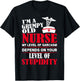 I'm A Grumpy Old Nurse My Level Of Sarcasm Depends On T-Shirt - T-Shirt | Black