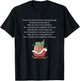 Christmas Carol Music Song Santa Sleigh Ride Xmas Holiday T-Shirt - T-Shirt | Black