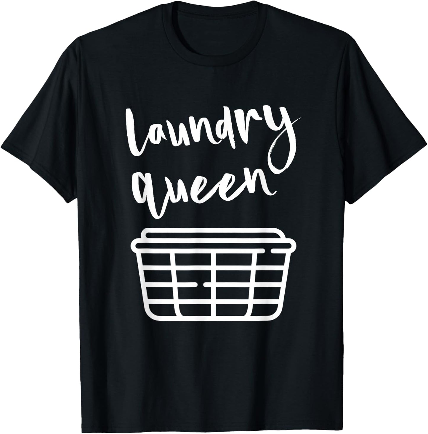 Laundry Queen Women's Love Cleaning Clothes Washer Fun Gift T-Shirt - T-Shirt | Black