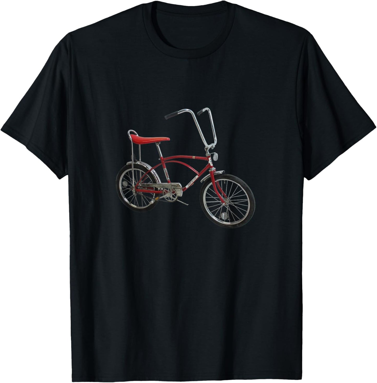 Banana Seat Bicycle 1970's Bike T-Shirt - T-Shirt | Black