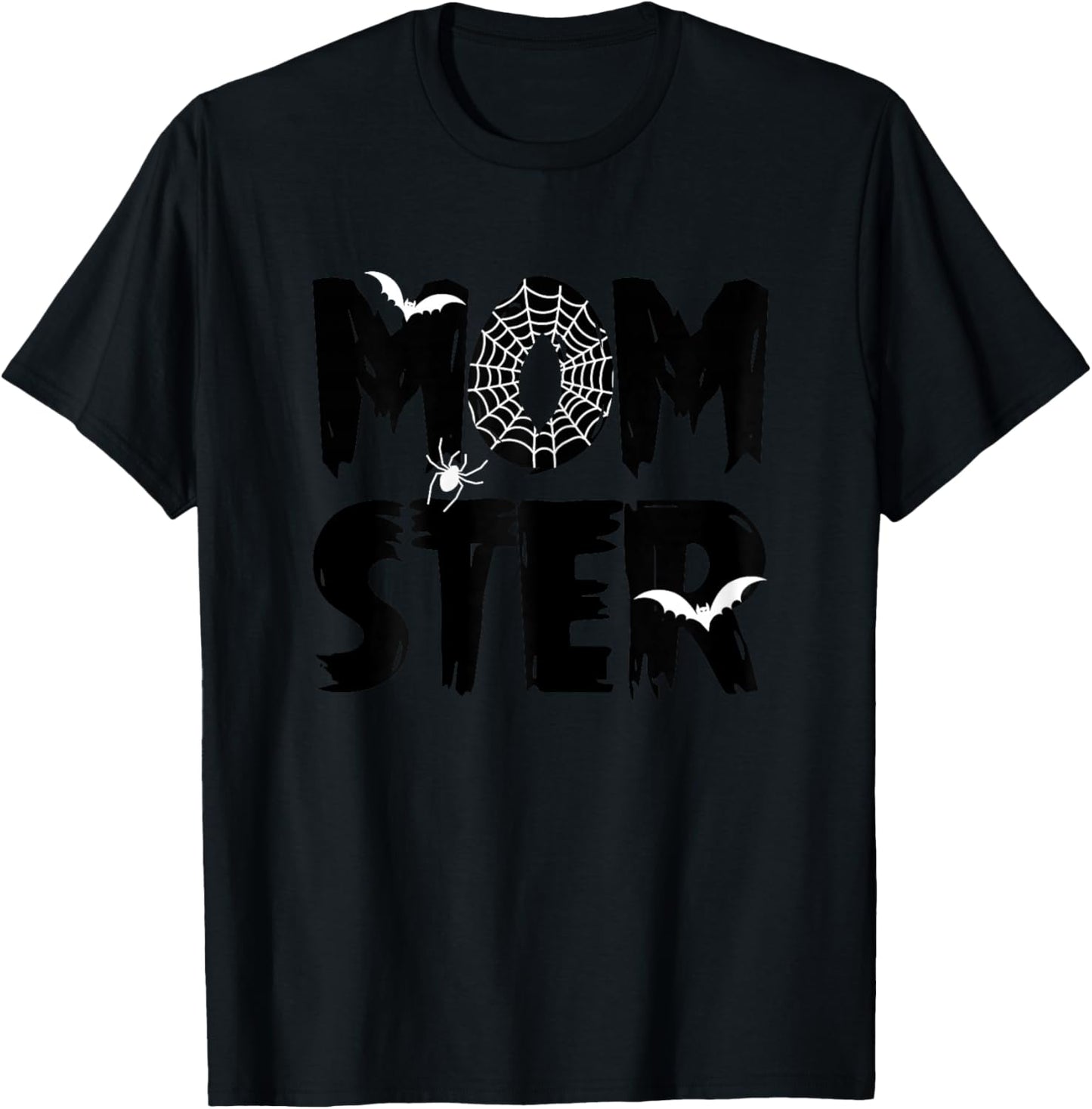Halloween Momster Mom Monster Funny Costume Mommy Mama T-Shirt - T-Shirt | Black
