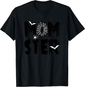 Halloween Momster Mom Monster Funny Costume Mommy Mama T-Shirt - T-Shirt | Black