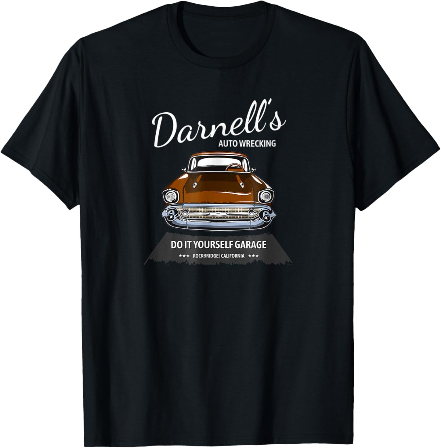 Vintage Darnell’s Auto Wrecking T-Shirt - T-Shirt | Black