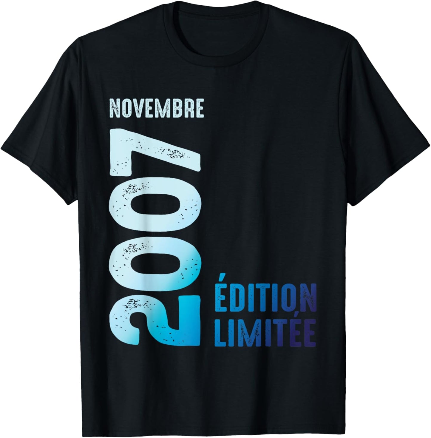 Limited Edition 2007 November 2007 , Black, S T-Shirt - T-Shirt | Black