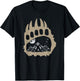 Animal Mountains Outdoor Nature Forest Bear Wildlife Hiking T-Shirt - T-Shirt | Black