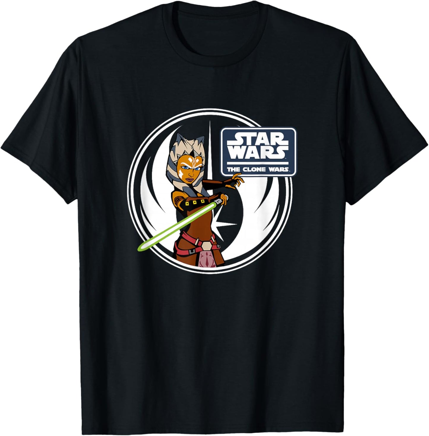 Star Wars: The Clone Wars Ahsoka Tano Jedi Order Portrait T-Shirt - T-Shirt | Black