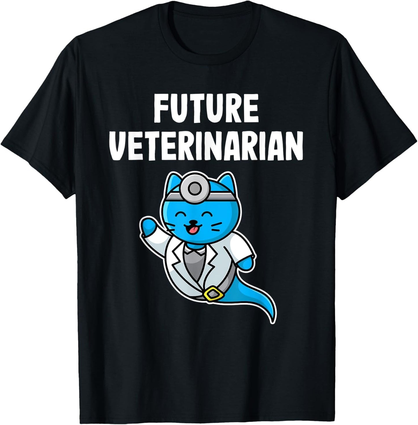 Future Veterinarian Boy Girl Veterinary Vet Costume T-Shirt - T-Shirt | Black