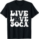 Soca For Sokah Music Trinidad & Tobacco Guyanese Carnival T-Shirt - T-Shirt | Black