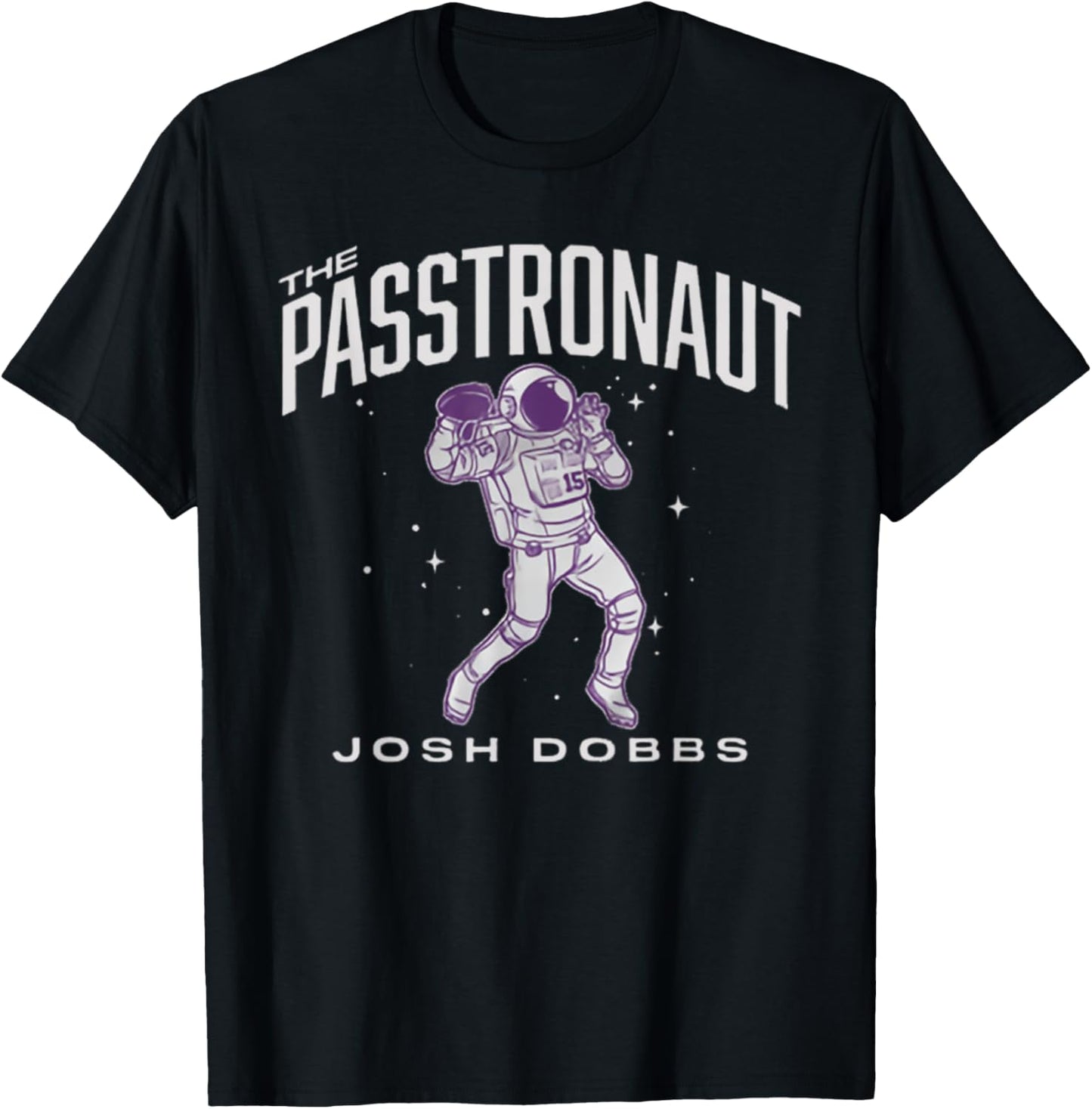 Josh Dob The Passtronaut Exploring Space And The Moon T-Shirt - T-Shirt | Black