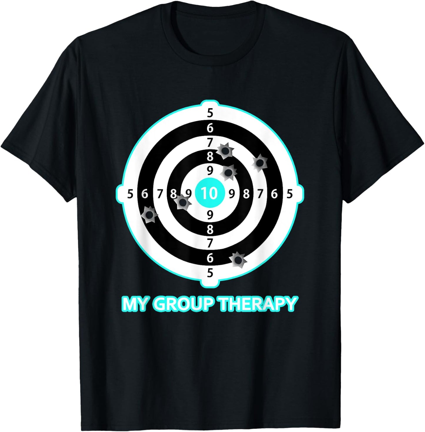 My Group Therapy Funny Gun Shooting Range Gift Women T-Shirt - T-Shirt | Black