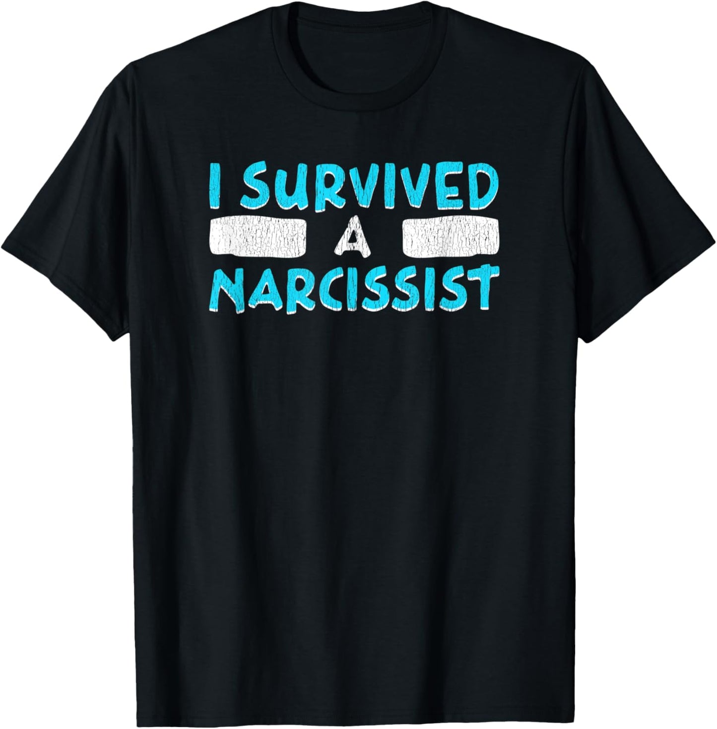 I Survived A Narcissist Funny Divorce T-Shirt - T-Shirt | Black