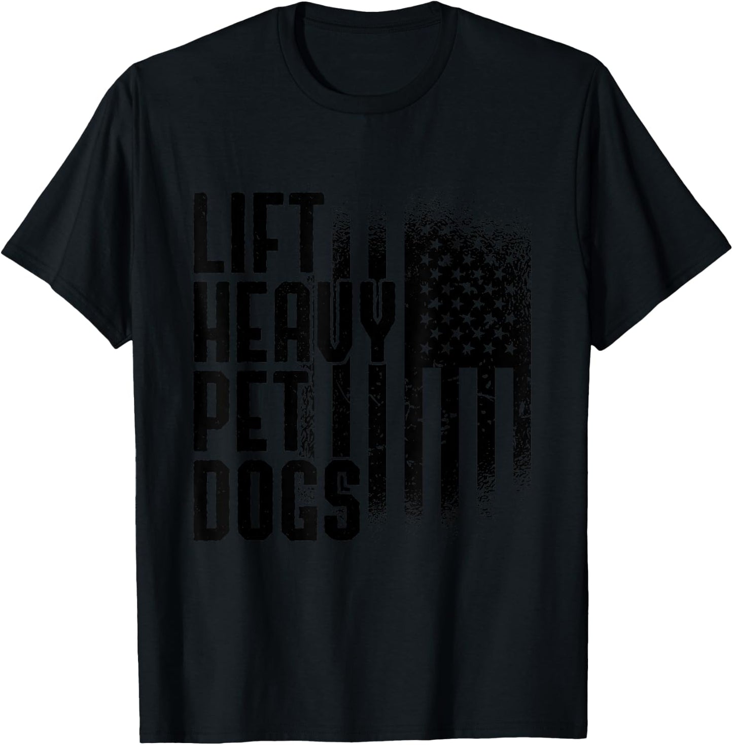 Lift Heavy Pet Dogs Gym Lover Dog Owner Fitness Gift Women T-Shirt - T-Shirt | Black