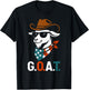 USA 'Merica Goat 4th of July Men Women Kids Funny Patriotic T-Shirt - T-Shirt | Black