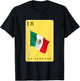 La Bandera Funny Spanish-Mexican Bingo Cards La Bandera T-Shirt - T-Shirt | Black